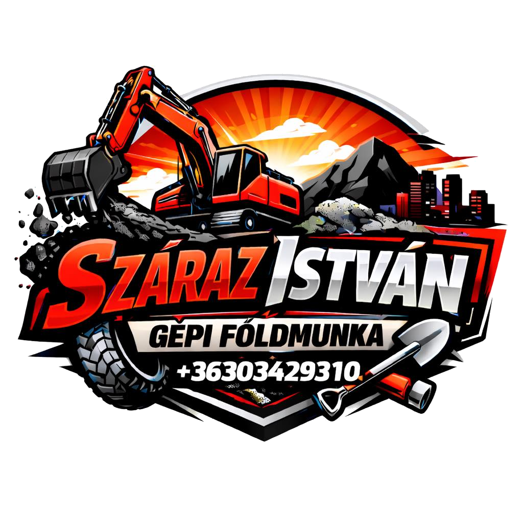 Száraz István Gépi Földmunka logó